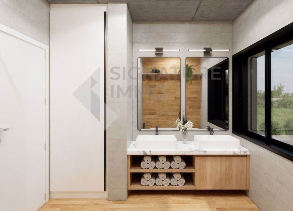 Eleganz und Modernität - 4,5 Zimmer mit Balkon im 1. Stock - Salle d'eau