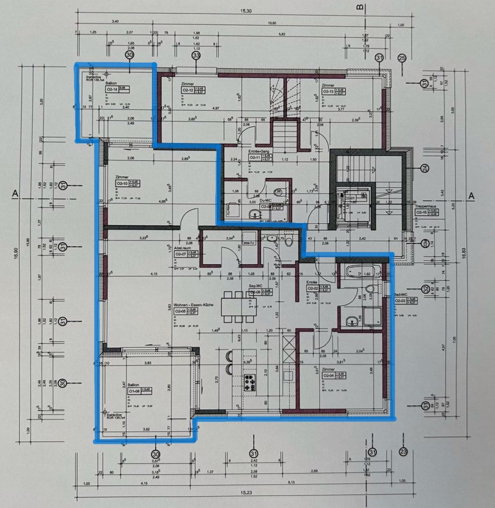 Grosse, helle 3.5-Zimmer-Wohnung an beliebter, naturnaher Lage mit 2 Balkone - Bild 12