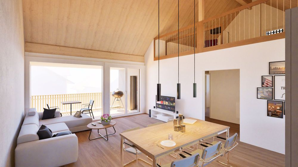 Wohnpark Ochsen - Wohlfühlen im Oberdorf (6 Einheiten) - DG Wohnung mit Galerie