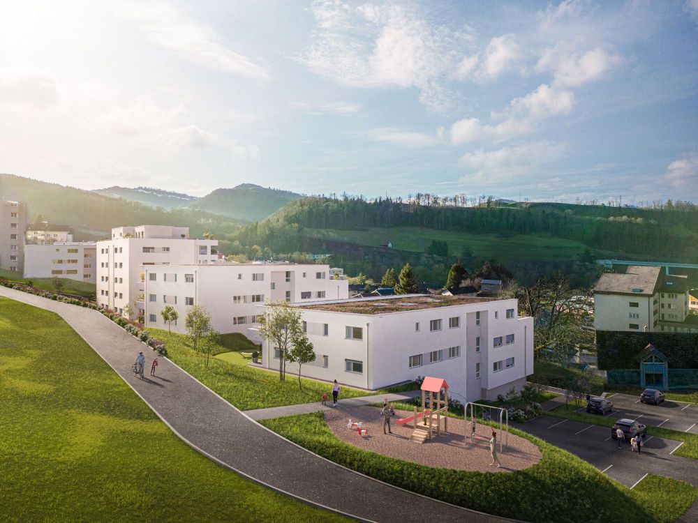 Lebensqualität auf einen Blick: Neubauwohnung mit Weitblick ins Grüne - Bild 2