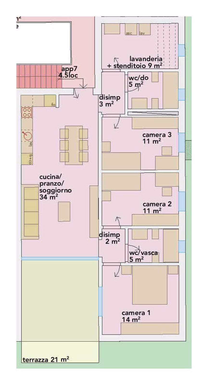 Neue geräumige Wohnung mit praktischer Terrasse - Bild 7