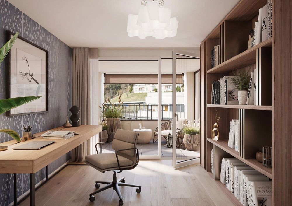 Neue, moderne 4.5-Zimmer-Wohnung mit Bergblick in Sattel - Bild 3