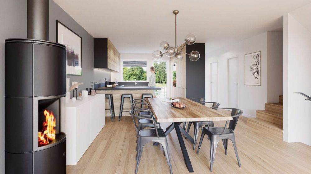6 VILLAS CONTIGUES PARKING SOUTERRAIN PAC AIR-EAU + PANNEAUX SOLAIRE - Bild 4