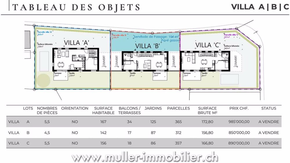 Neue Halb-Einfamilien-Villa mit Garten in den Höhen von Payerne - Bild 11