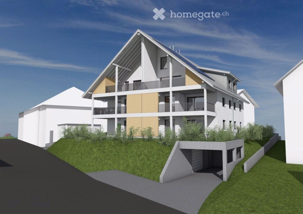 In einem harmonischen Rahmen im Zentrum von Corgémont zu verkaufen, neue 3,5 und 4,5 Zimmer Wohnungen - Bild 1