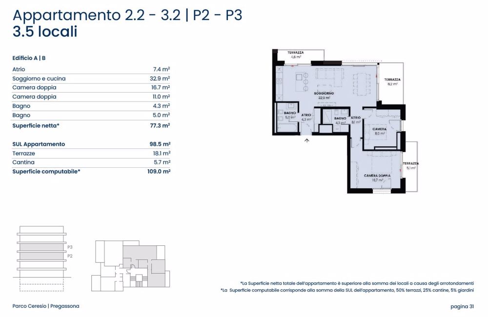 PREGASSONA – PARCO CERESIO, WOHNEN SIE MIT STIL UND KOMFORT (B.3.2) - Bild 7