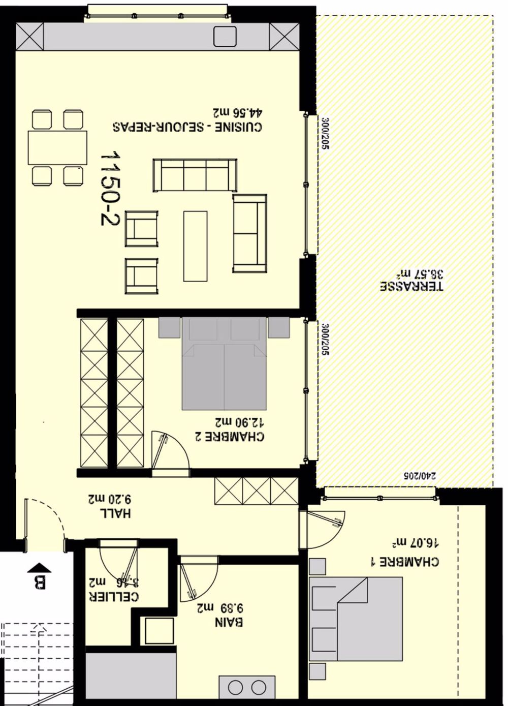 Magnifique appartement de 3.5 pièces avec jardin de privatif de 229 m2 - Bild 4