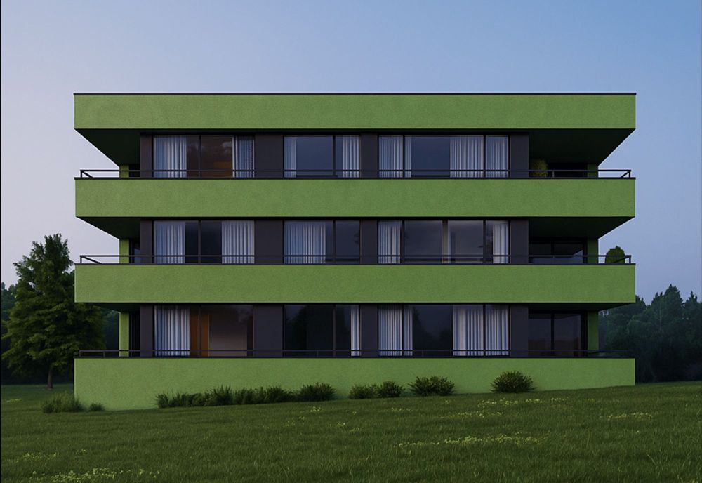 Neue 2.5-Zimmer-Wohnung mit 18m2-Balkon in Romont (FR) - Bild 1