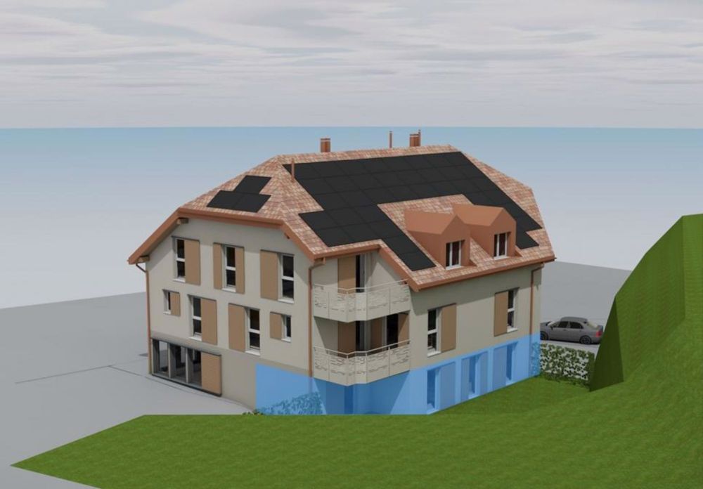 PROJET NEUF : Appartement de 3.5 pièces au rez-de-chaussée - Bild 1