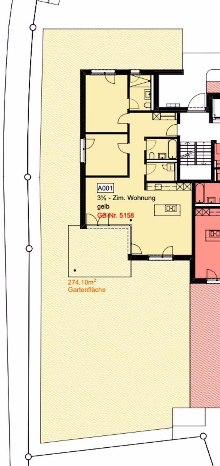 NEUBAU: 3.5 Zimmer Erdgeschosswohnung mit 274m² Gartenanteil! - Bild 8