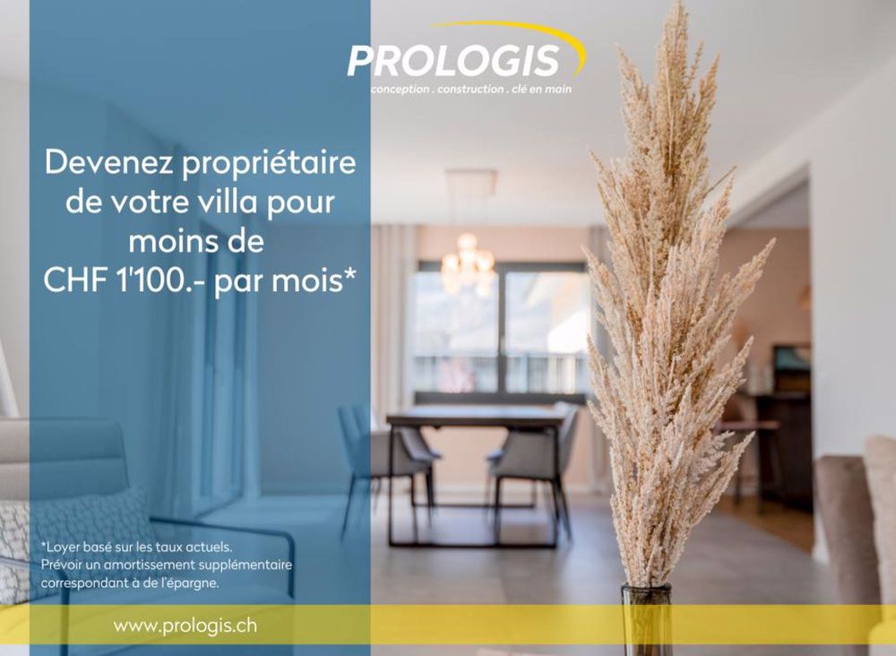 Votre future villa à Vallorbe : confort moderne et nature préservée ! - Non-contractuel