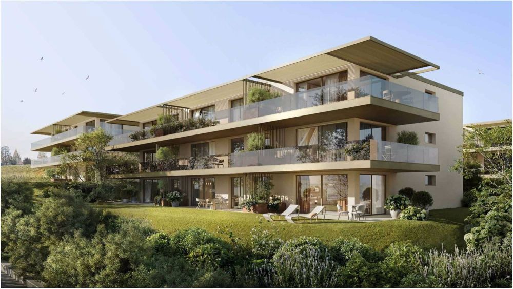 Schönes 3.5-Zimmer-Neubau mit Terrasse in Südlage im letzten Stock - Bild 1