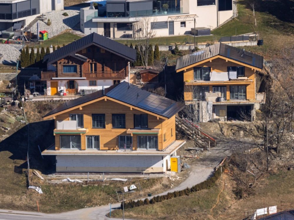 Un havre contemporain face aux Alpes - Chalet neuf 5 chambres à Lens - Bild 9
