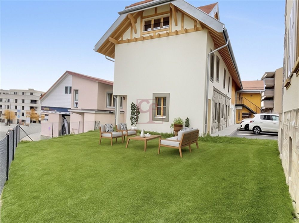 Romont - Herrliches neues Triplex von 4,5 Stück mit privatem Garten - Bild 1