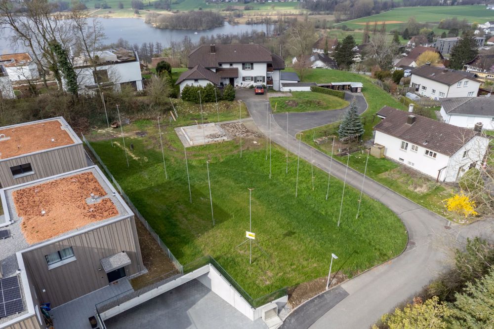 Neubau mit traumhafter Aussicht - Aufsicht Parzelle