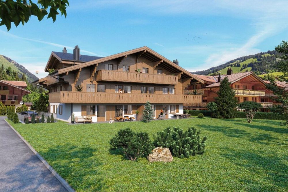 Moderne 3.5-Zimmer-Obergeschosswohnung in Neubauchalet - Bild 1