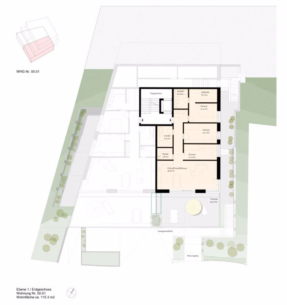 NEUBAU | WOHNEN MIT AUSSICHT | SONNIGE TERRASSEN | HOHE PRIVATSPHÄRE - Bild 7