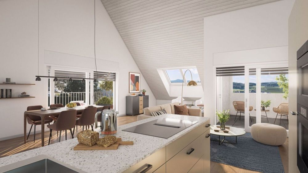 5 ½ Zimmer-Dachwohnung in Aesch ZH kaufen - Bild 3