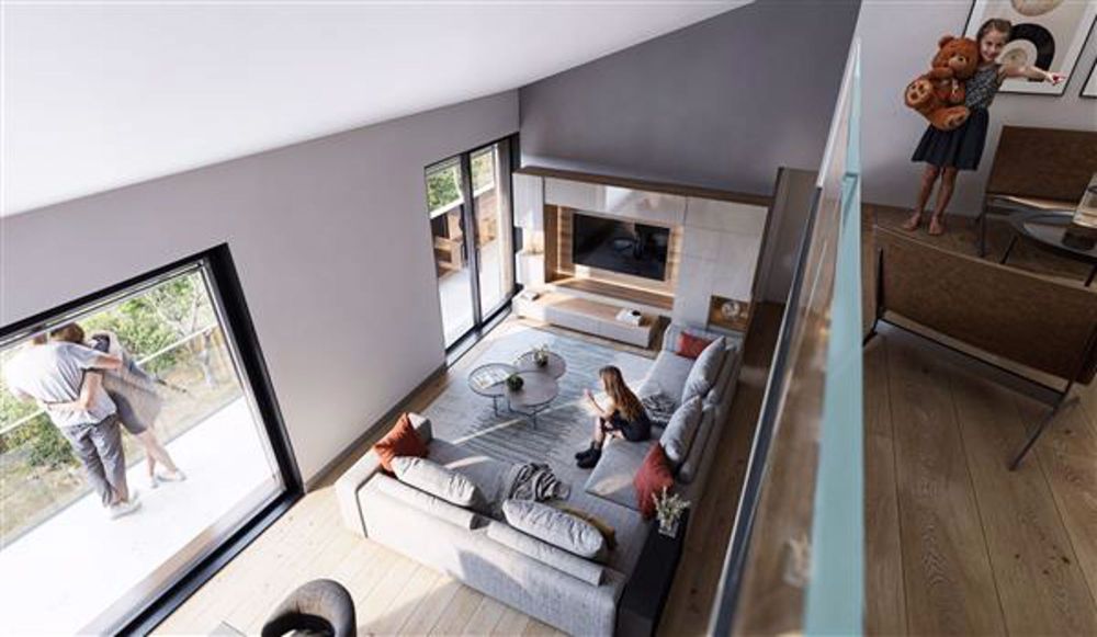 Bosco Luganese: 3.5-Zimmer-Wohnung - Interno