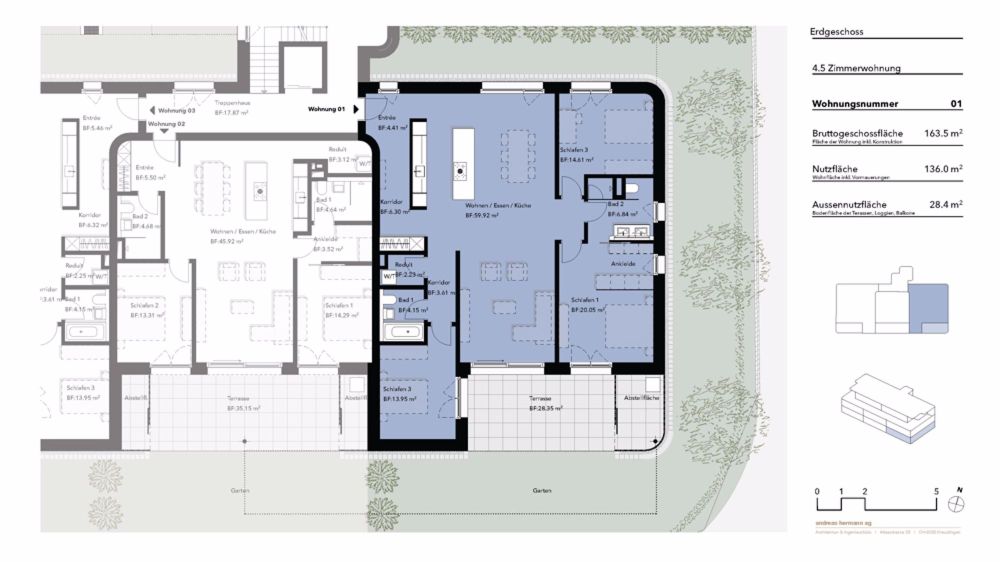 Vivere Aureum Rietblick - Whg. Nr. 1 EG links