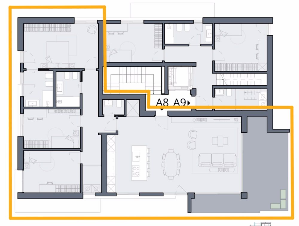 BELLINZONA - EXKLUSIVE 4.5 ZIMMER WOHNEINHEIT MIT GROßER TERRASSE - Bild 7