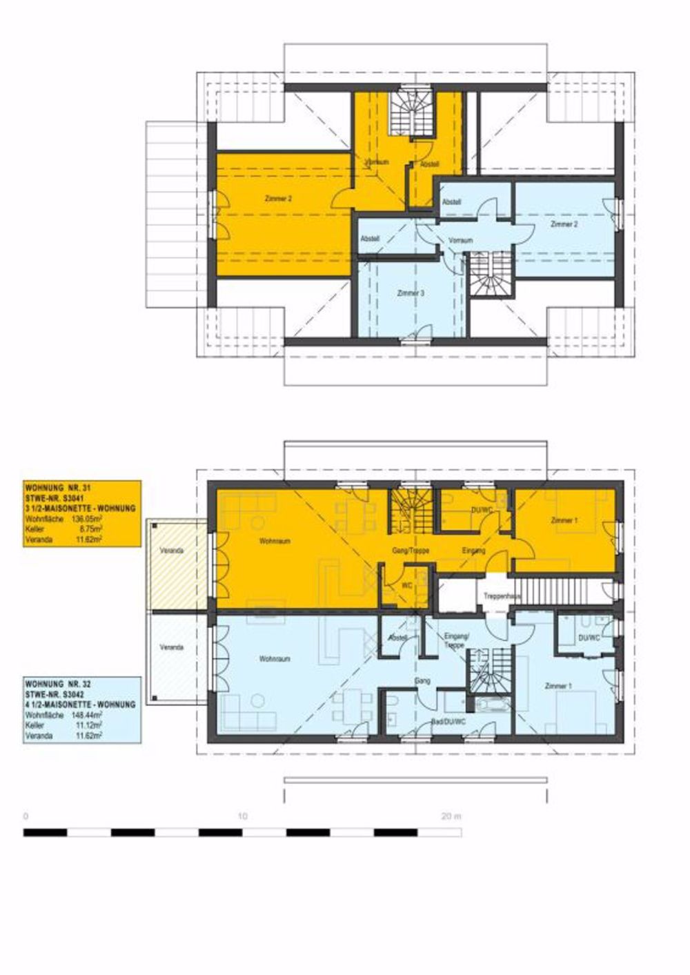 Neubau / Erstbezug: MFH "Weitblick" / 4½-Zi.-Maisonette-Wohnung_DG - Bild 11
