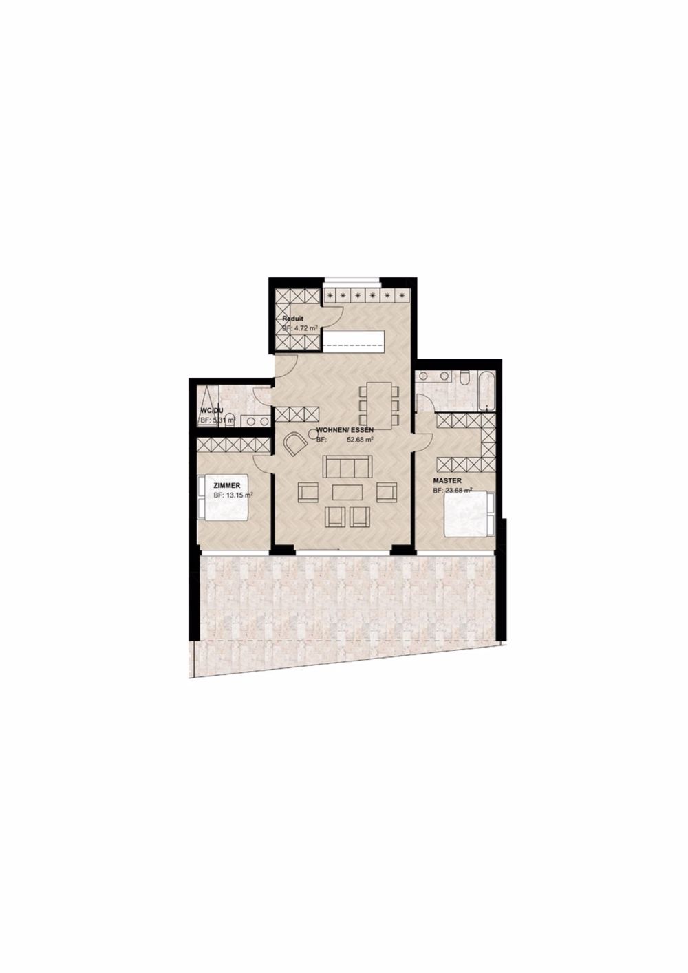 NEUBAU-JUWEL: 3.5-Zimmer-Wohnung mit Terrasse - Bild 7