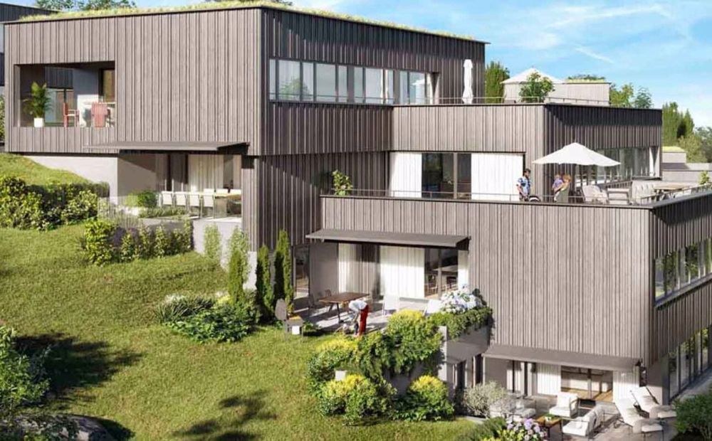 Luxuriöses 5.5-Zimmer-Terrassenhaus - In den Reben - Visualisierung