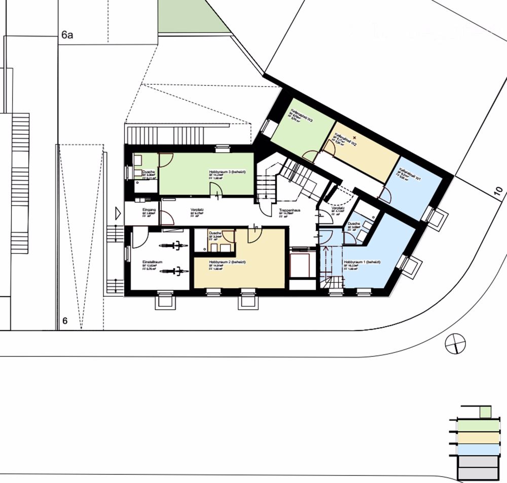 Moderne 4.5-Zimmer Duplex-Wohnung mit Balkon in Birsfelden - Bild 2