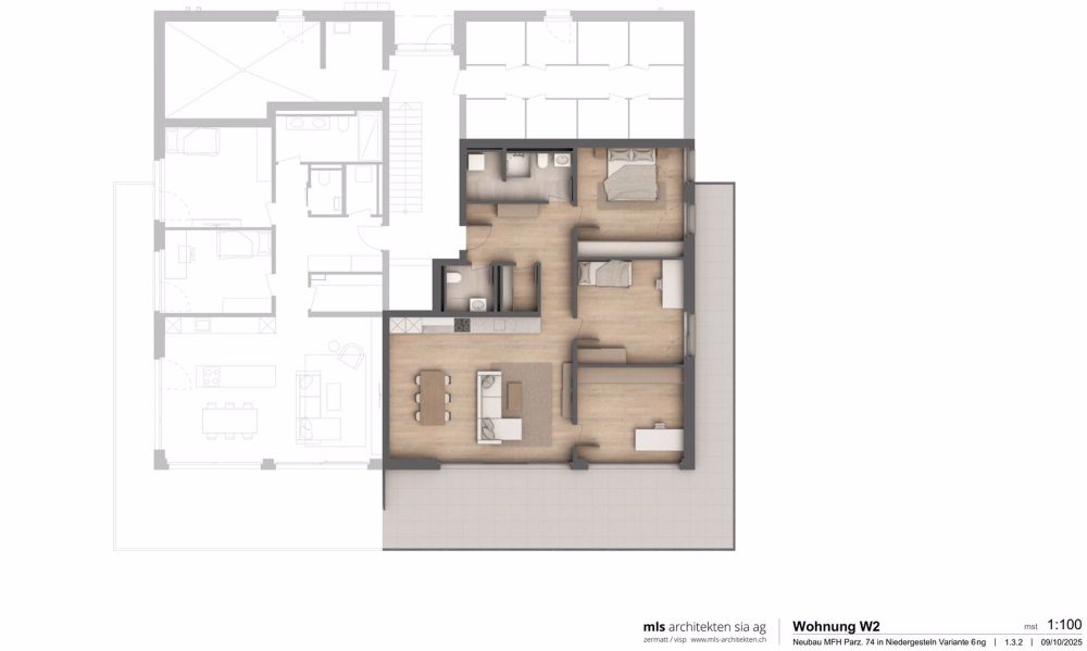 4.5-Zi-WHG - W2 im Erdgeschoss der Überbauung «Däheimu» in Niedergesteln - Bild 7