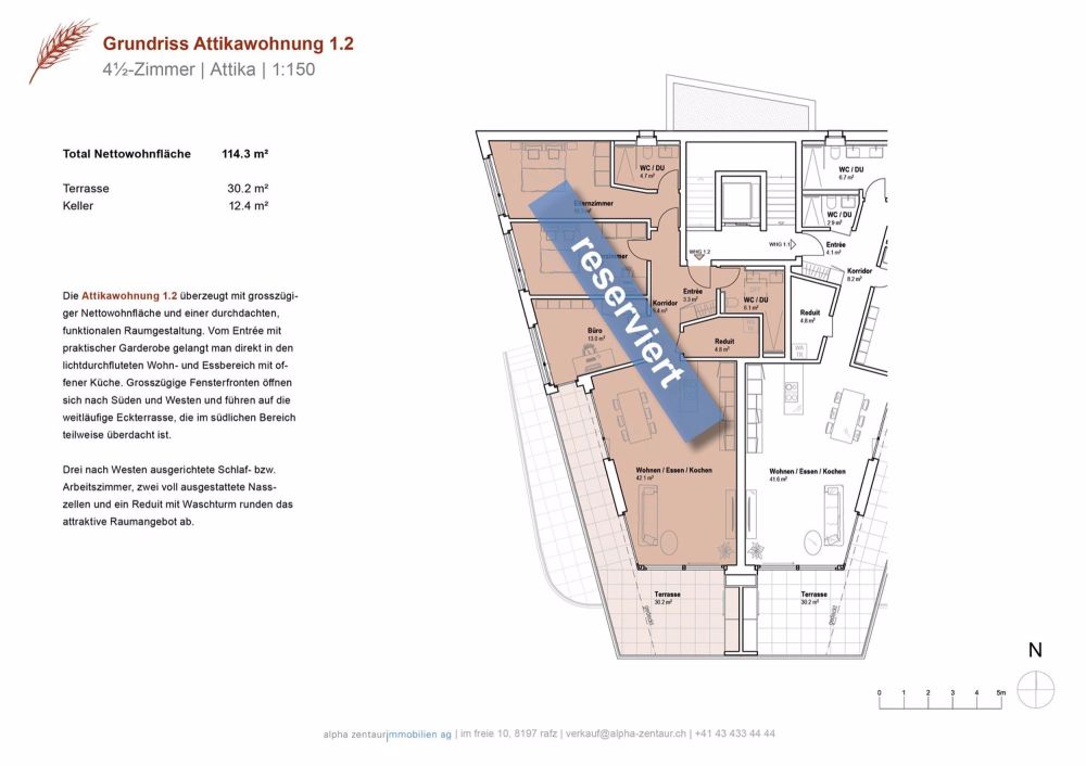 Müliacker Rafz - Gartenwohnung 1.2 - RESERVIERT - Bild 3