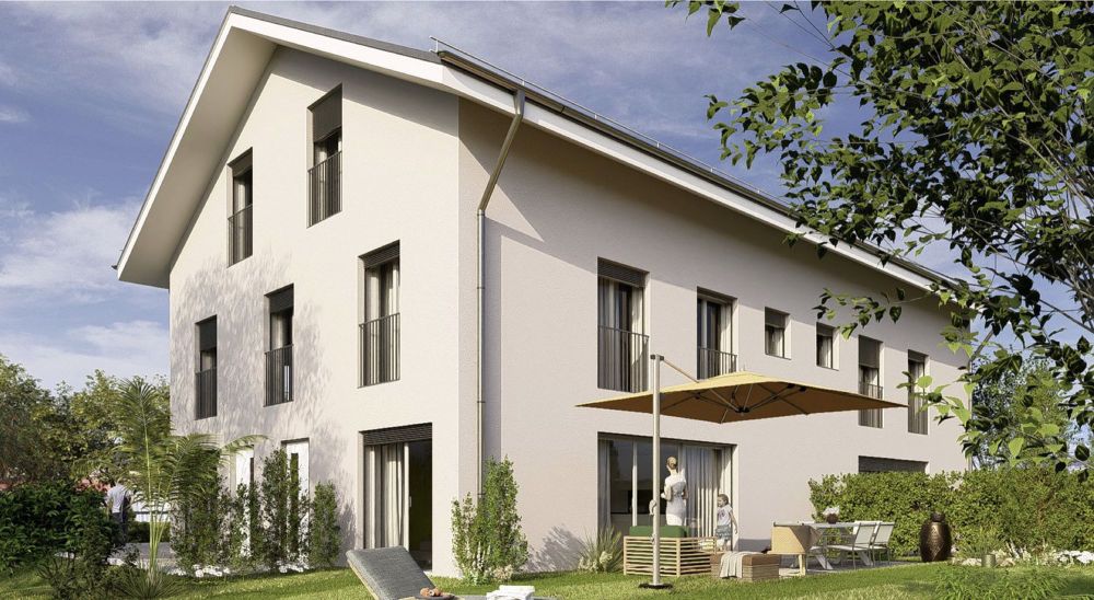 Nouveau projet de 2 villas jumelées à 10 minutes de Romont - Bild 1