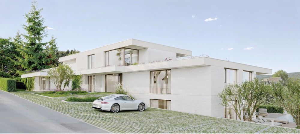 Wohnen im Grünen: Stilvolle 3.5-Zimmerwohnung mit Weitblick - Visualisierung