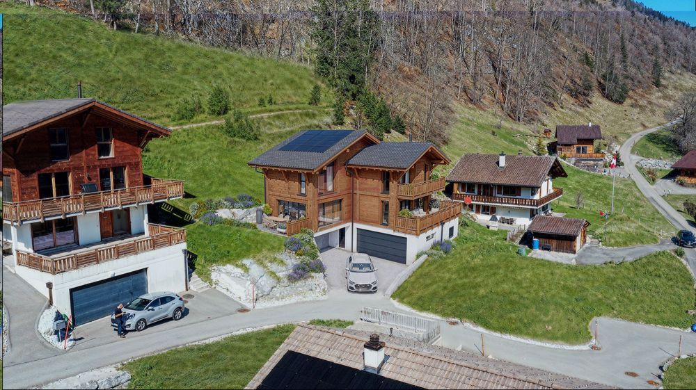 Das Chalet in Les Sciernes-d'Albeuve auf dem Plan - Bild 2
