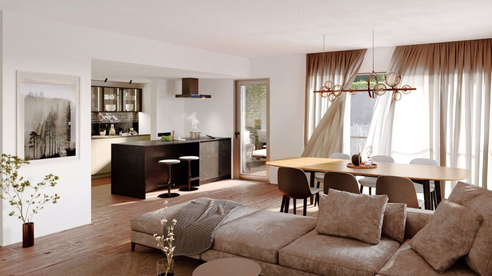 NEU 4.5 Zimmer-Dachgeschoss mit Terrasse und Garten in Vacallo - Bild 3