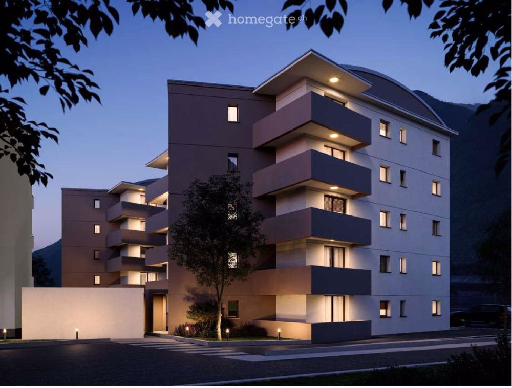 Nuovo 2½ locali con terrazza e garage – Il tuo angolo di quiete a Biasca - Bild 2