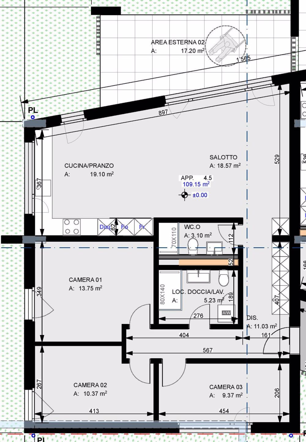 Neue Wohnung mit schönem Garten in ruhiger und strategischer Lage - Bild 12