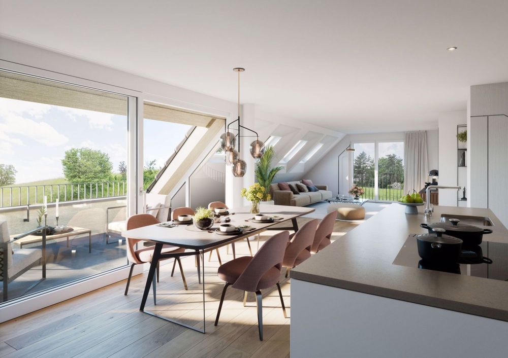 Grosse 4.5-Zimmer-Dachmaisonettewohnung an traumhafter Aussichtslage - Bild 1