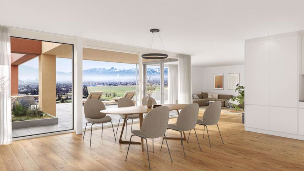 Exklusive Terrassenhäuser an sonniger Aussichtslage, Wohnung Ebene 1 - Bild 1