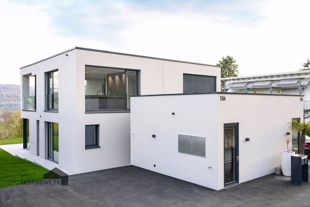 SEE YOU in Deinem neuen Zuhause. Neues Doppel EFH - Bezirk Frauenf - Modernes Design Licht in seiner schönsten Form. Grosszügige Fensterflächen holen die Natur ins Haus und schaffen ein einzigartiges Wohngefühl