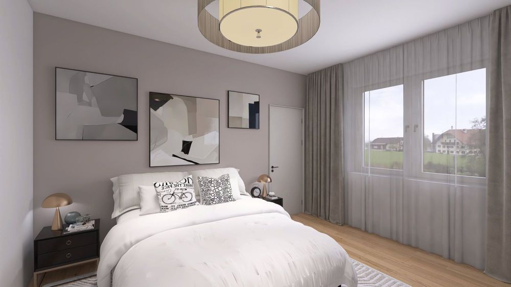 Lichtdurchflutete 3½-Zimmer-Neubauwohnungen mit Balkon oder Gartensitzplatz – Bezug Herbst 2026 - Bild 4