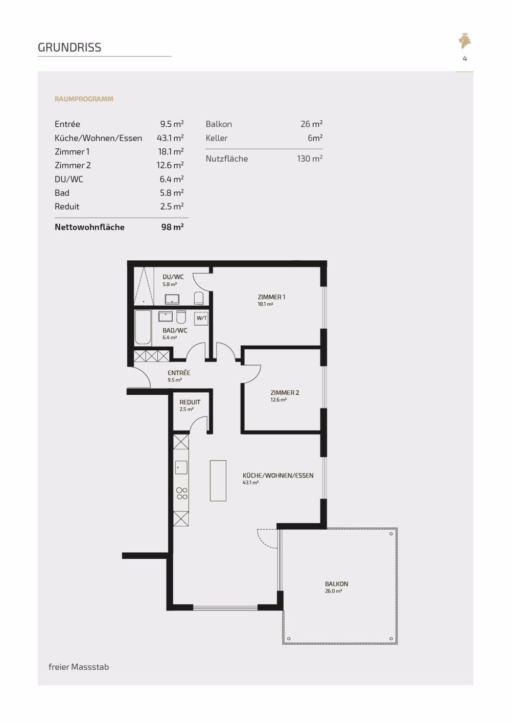 Wohnen mit Stil: helle 3½-Zi-Neubauwohnung mit Balkon & Lift in Glashütten - Bild 5