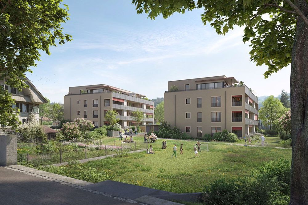 Neubau-4½-Zimmerwohnungen - attraktiver Wohnkomfort nahe Thun - Bild 2
