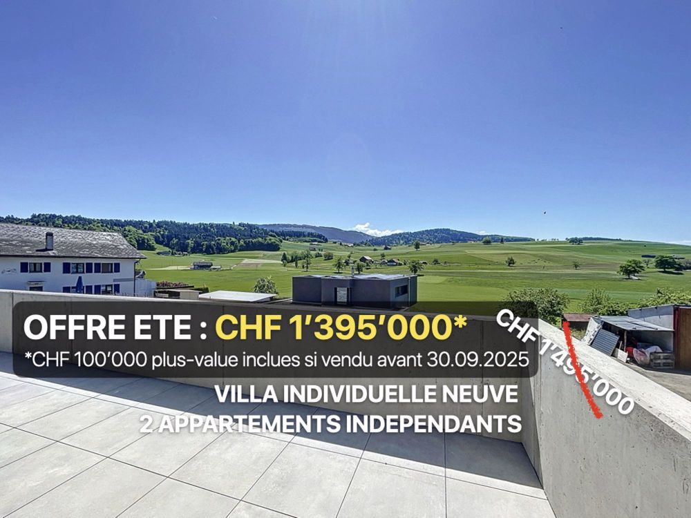 EINZELSTEHENDES NEUES LANDHAUS - 2 WOHNUNGEN - PANORAMABLICKE - Bild 1