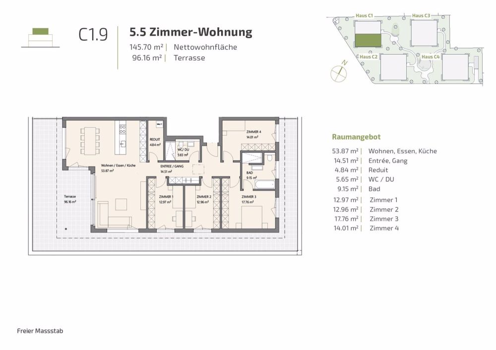 Exklusive Attika-Wohnung mit sonniger XL-Terrasse – Ihr idyllisches Wohnglück! - Bild 3