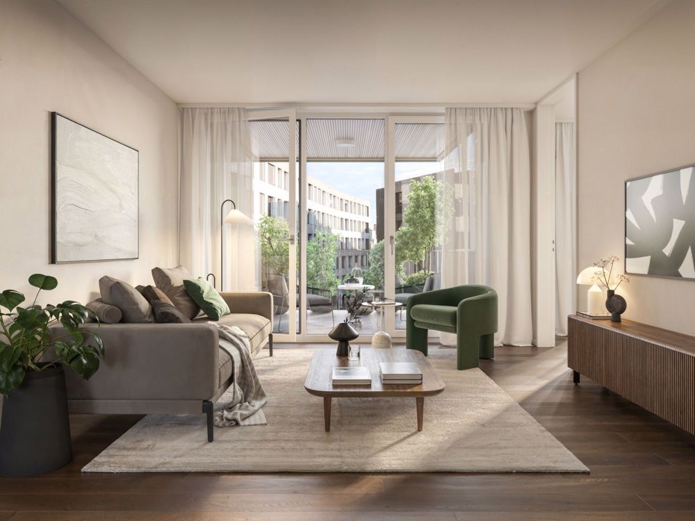 Neubauprojekt Eichstrasse Zürich Moderne Eleganz mit viel Platz - Eichstrasse_3OG_Wohnen