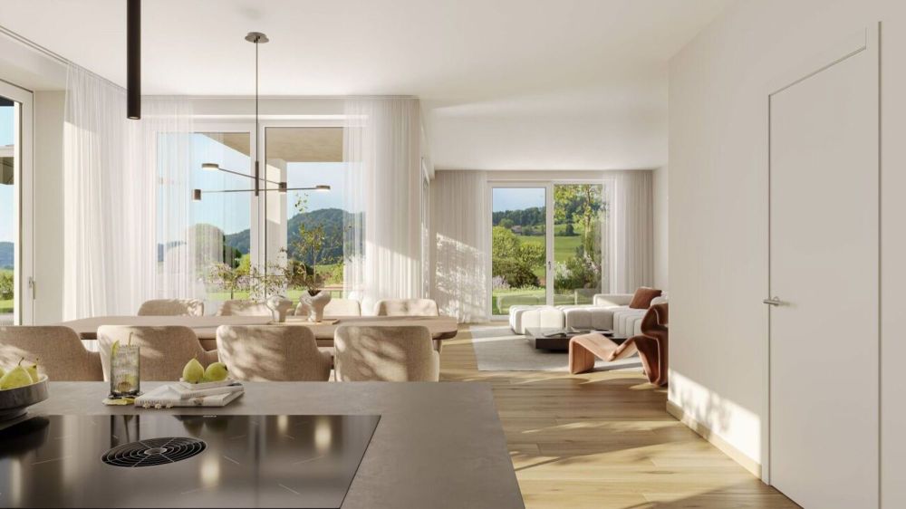 Weitsicht & Idylle- modernes Doppelfamilienhaus in Bichelsee - Bild 3