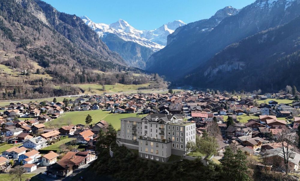 4.5-Zimmerwohnung Nr. 9 mit sonniger Terrasse und zwei Balkonen im Neubau-Mehrfamilienhaus Schönbühl 360° in Wilderswil - Bild 2