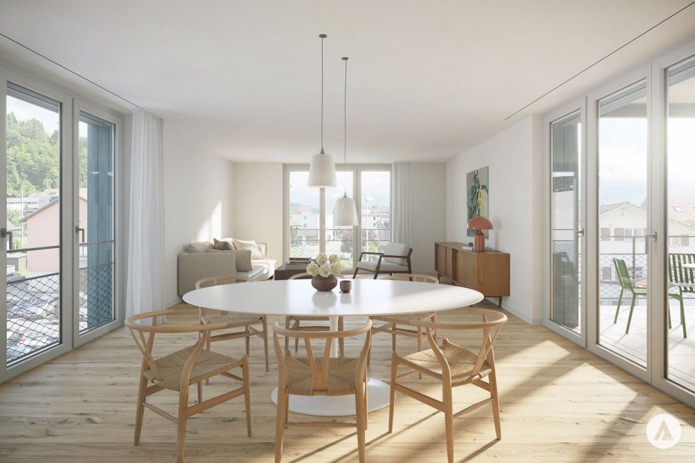 Neubauprojekt Trium: 4½-Zimmerwohnung im EG - Bild 1