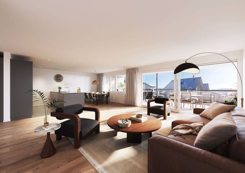 Attraktive 4 1/2 - Zimmerwohnungen in Bäretswil mit 150m2 Gartenfläche, 21 m2 gedeckter Sitzplatz - Bild 5